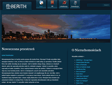 Tablet Screenshot of berith.pl